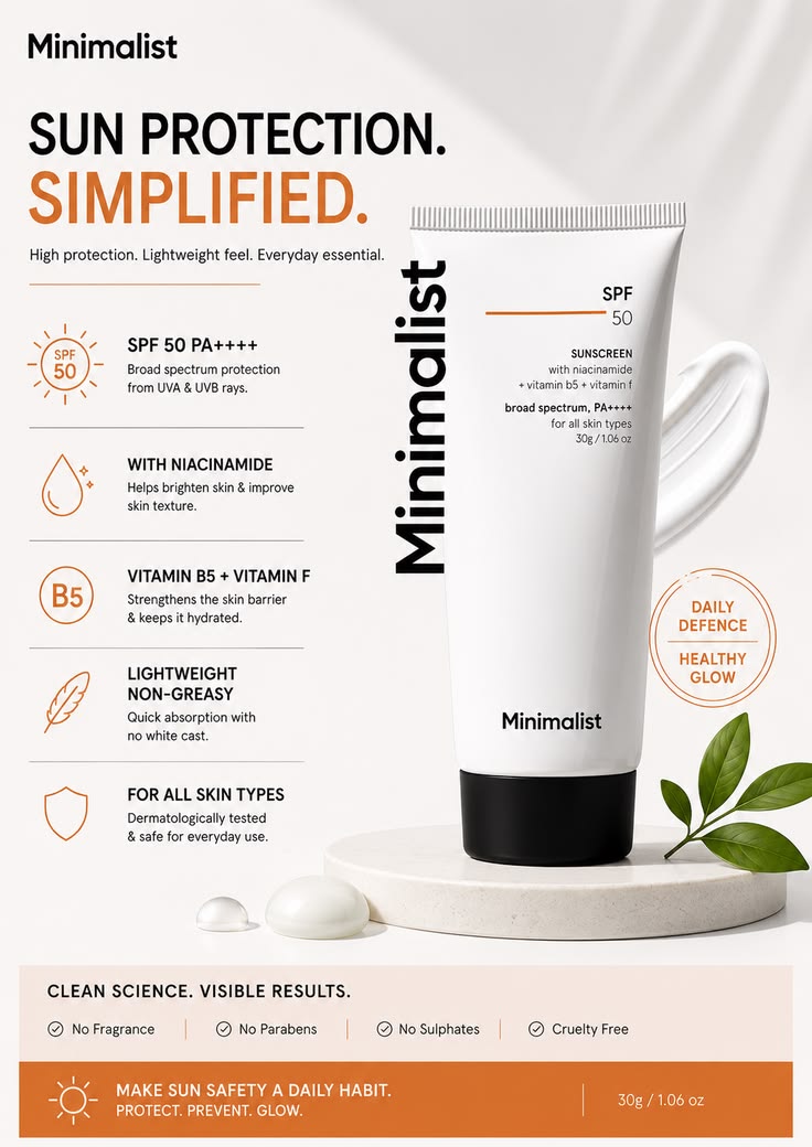 Minimalist SPF 50 PA++++ Sunscreen