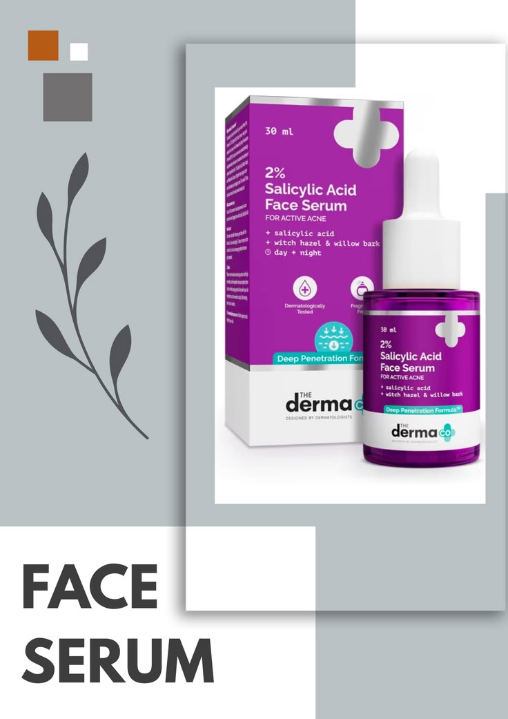 The Derma Co 2% Salicylic Acid Face Serum (30ml )